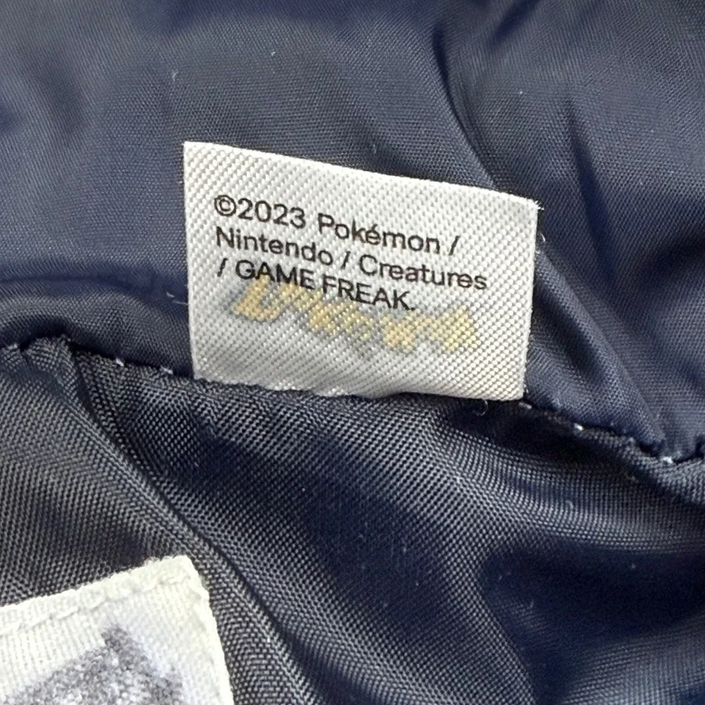 H&M Pokemon Puffer Vest Kids 8-10 Navy Pikachu Bulbasaur Squirtle Charmander